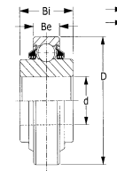 W208PP10 Round Bore Agricultural bear