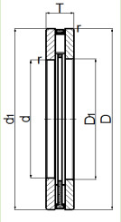 81206 TN Rodamento axial de rolos cilíndricos