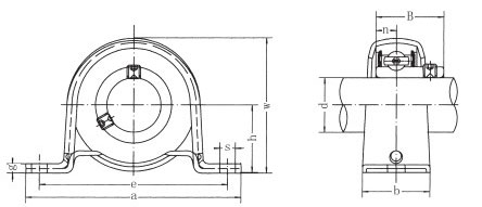 SBPP208-25 Pressed Housing-unuoj