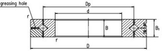 SX011880 ឈើឆ្កាង roller bearing