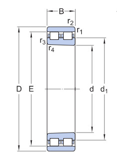 NN3012KTNSP Dubbelry silindriese roller