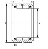 NK11040 Needle roller bearing