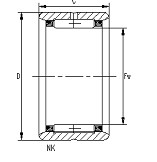 NK11040 Igličasti valjkasti ležaj