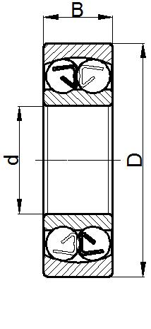 Self-Aligning Ball Bearings open type