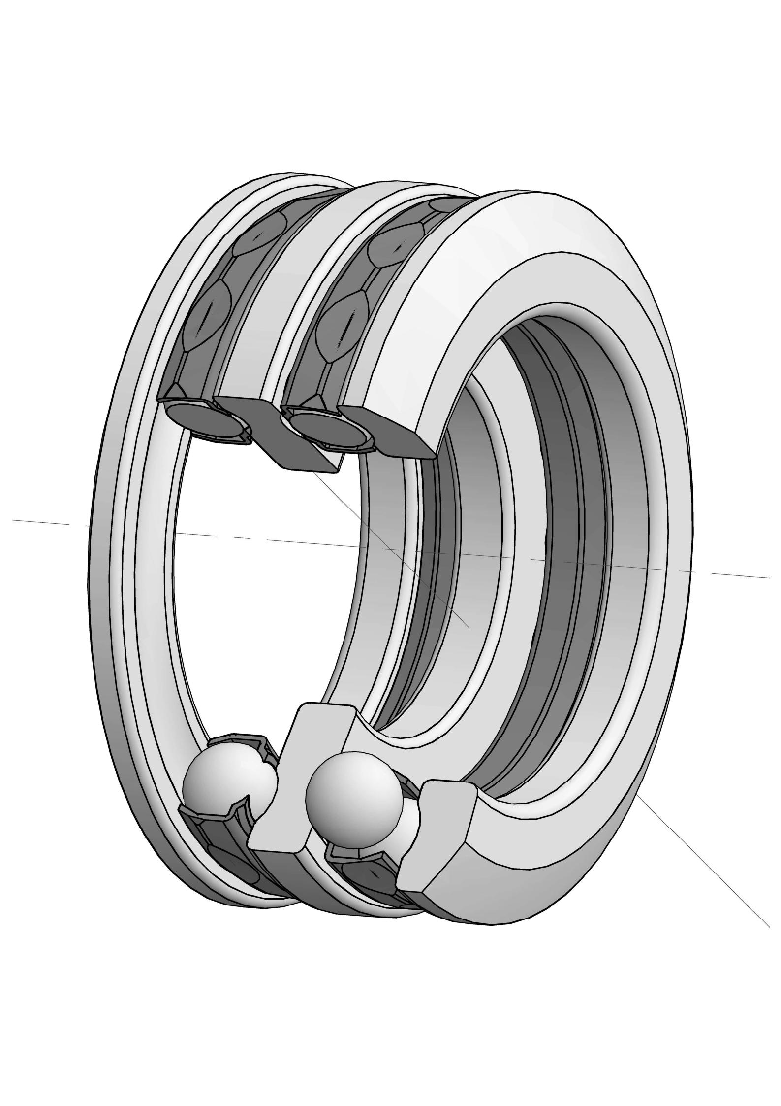 China 54309 Double direction thrust ball bearings manufacturers and ...
