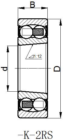 Self-Aligning Ball Bearings K-2RS