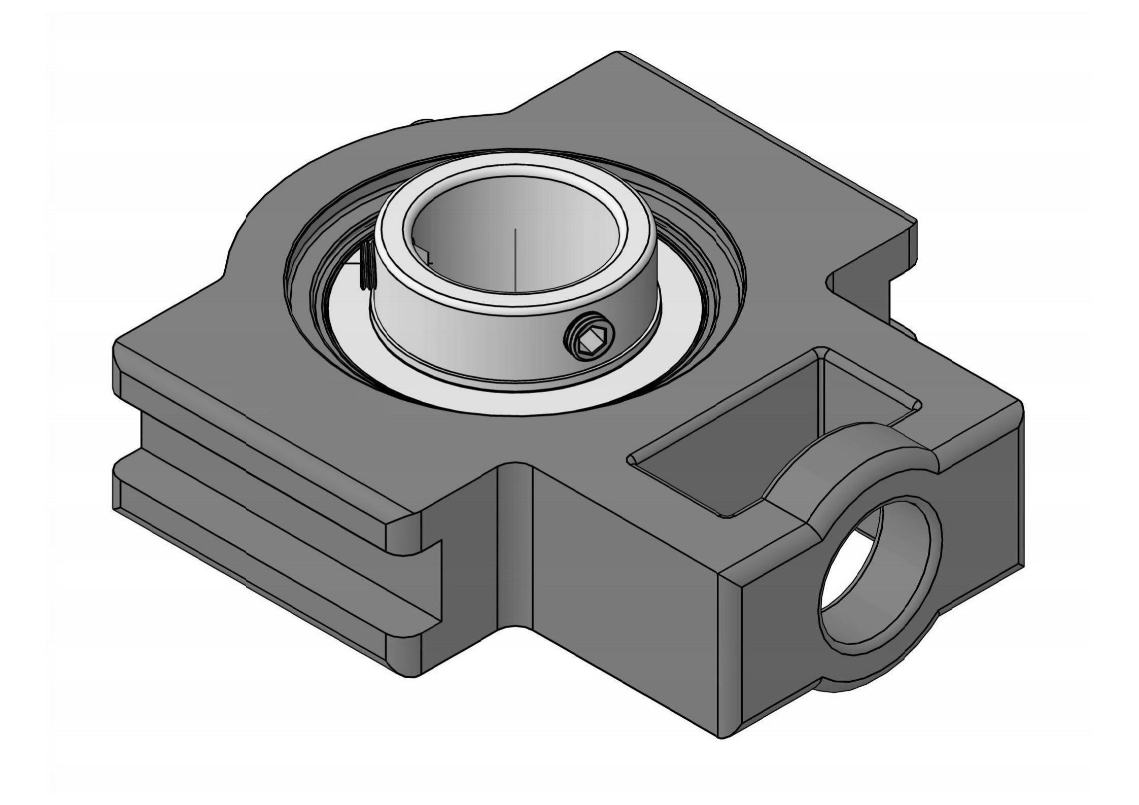 thumbnail image 2 of UCT211-32 Take Up Bearing Unit - 2" Shaft Cast Iron Mounted Bearing With T211 Housing 2 of 6